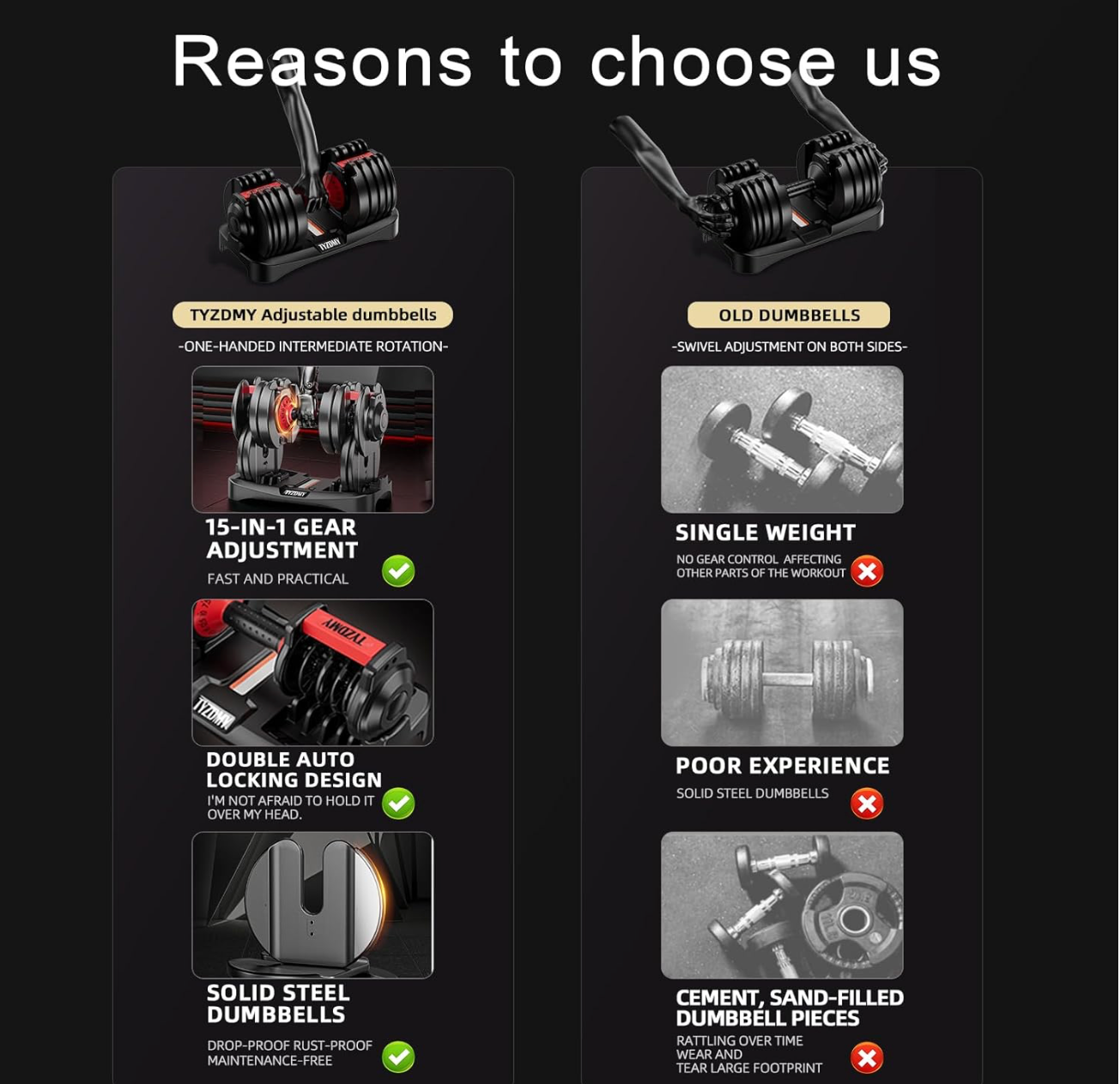 IronFlex- Adjustable Dumbbell